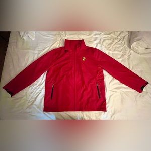FERRARI Windbreaker Heavy Rain Jacket OFFICIAL FERRARI XXL